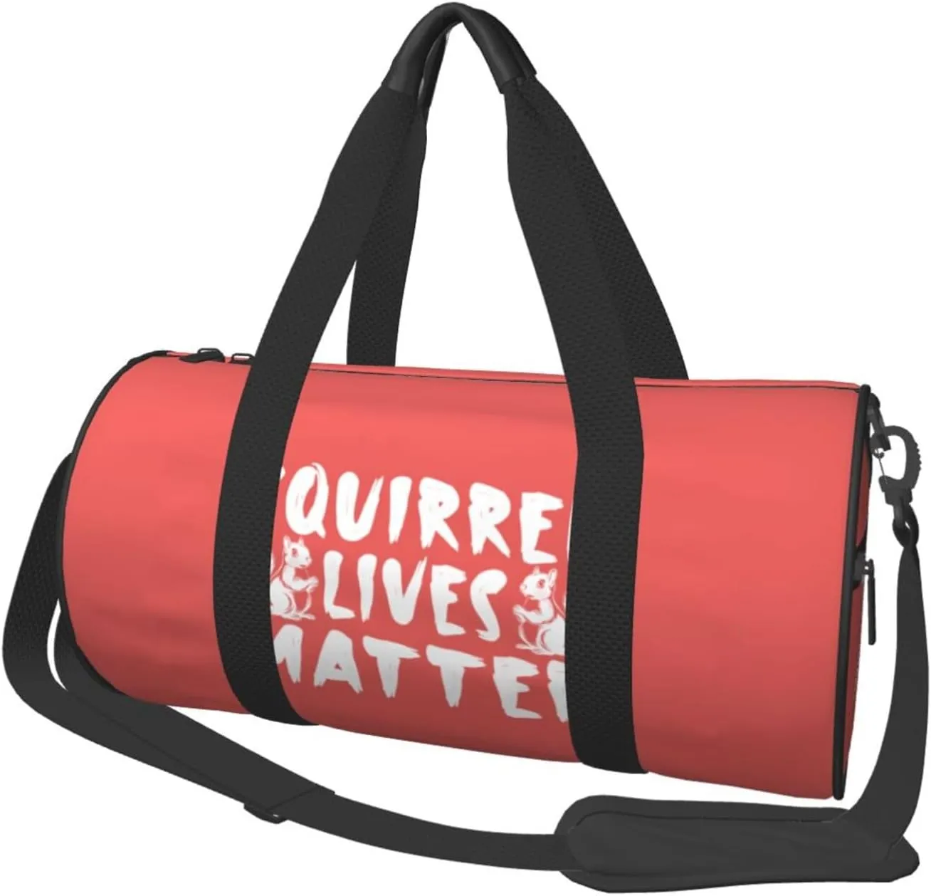 Squirrel Lives Matter Duffel Bag Gym Bag Travel Sports Tote Large Foldable Beach Swim Yoga07