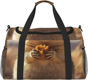 Squirrel Travel Duffel Bag Tote Bag Sports Gym Bag For Women And Men