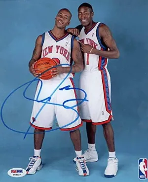 STEPHON MARBURY SIGNED AUTOGRAPH 8x10 PHOTO - STARBURY, NEW YORK KNICKS NETS PSA
