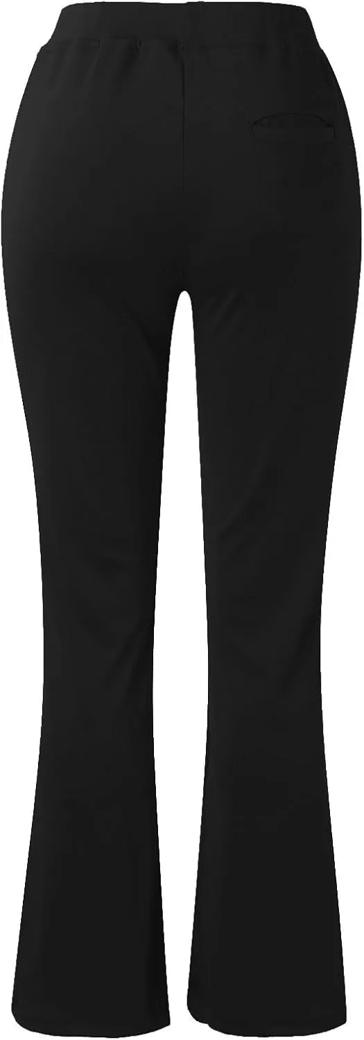 Stretchy Work Pants for Women Comfy Dressy Trouser Style Yoga Dress Pants High Waisted Business Pull On Pants