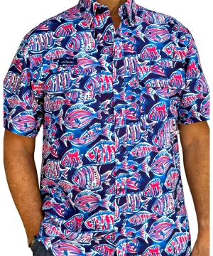Stripe Fish Blue