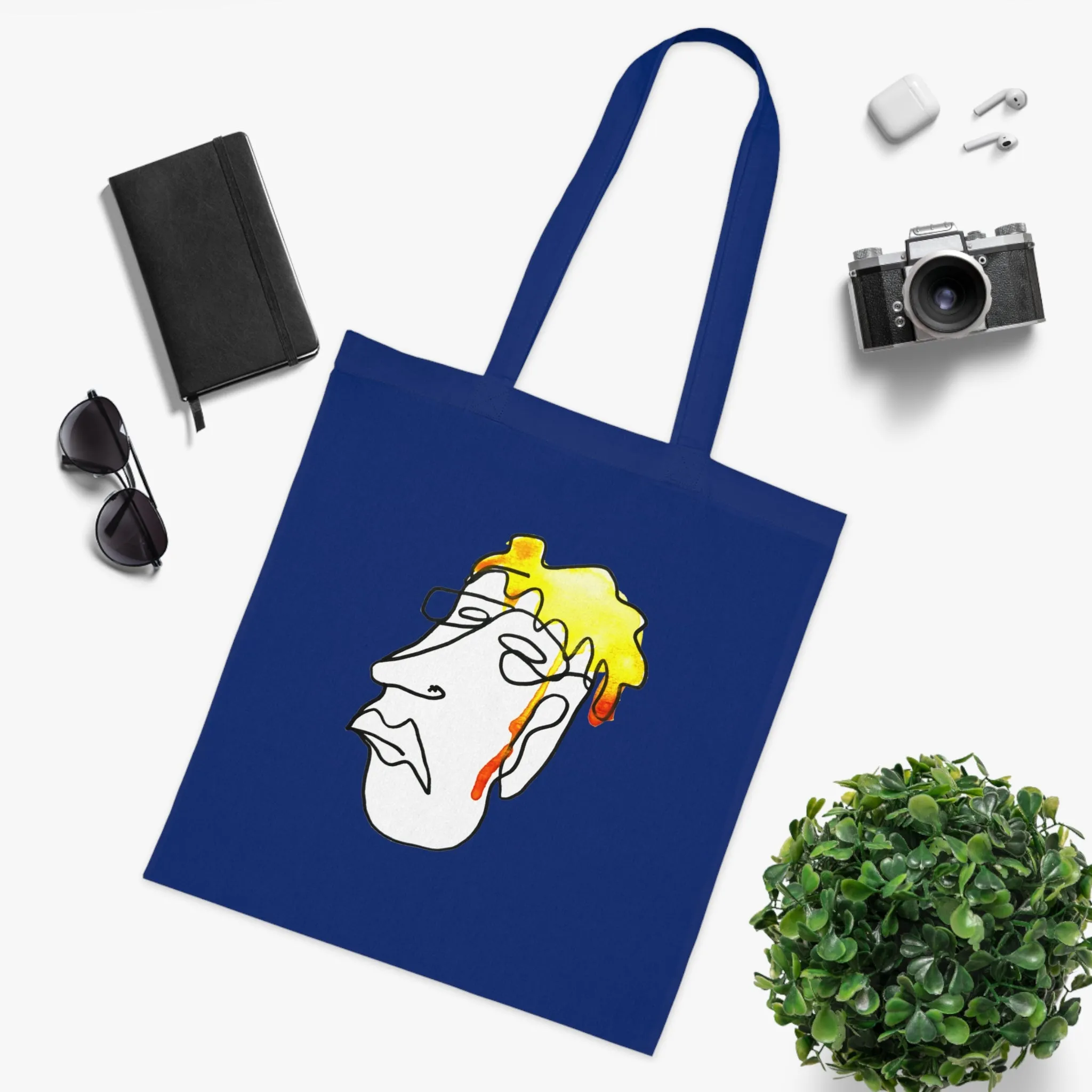 Studious - Versatile 100% Cotton Tote: Vibrant Colors, Light & Practical
