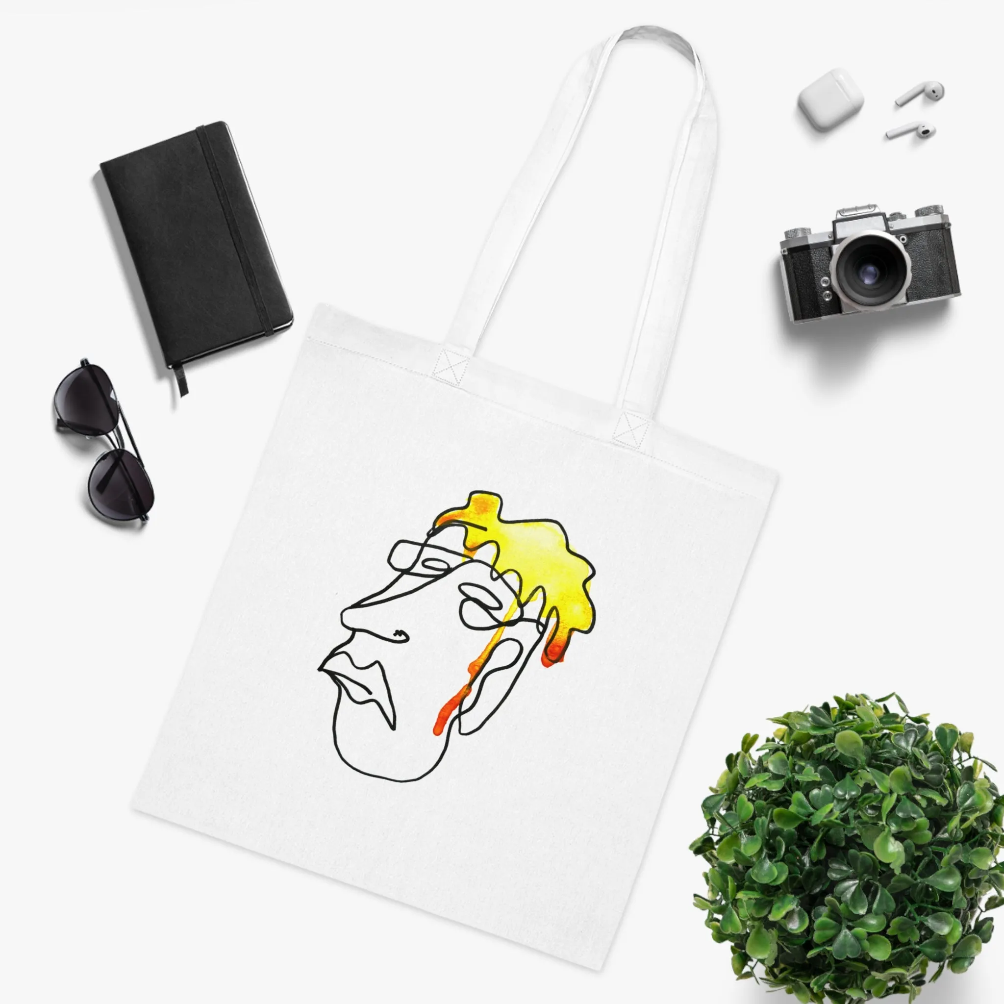 Studious - Versatile 100% Cotton Tote: Vibrant Colors, Light & Practical