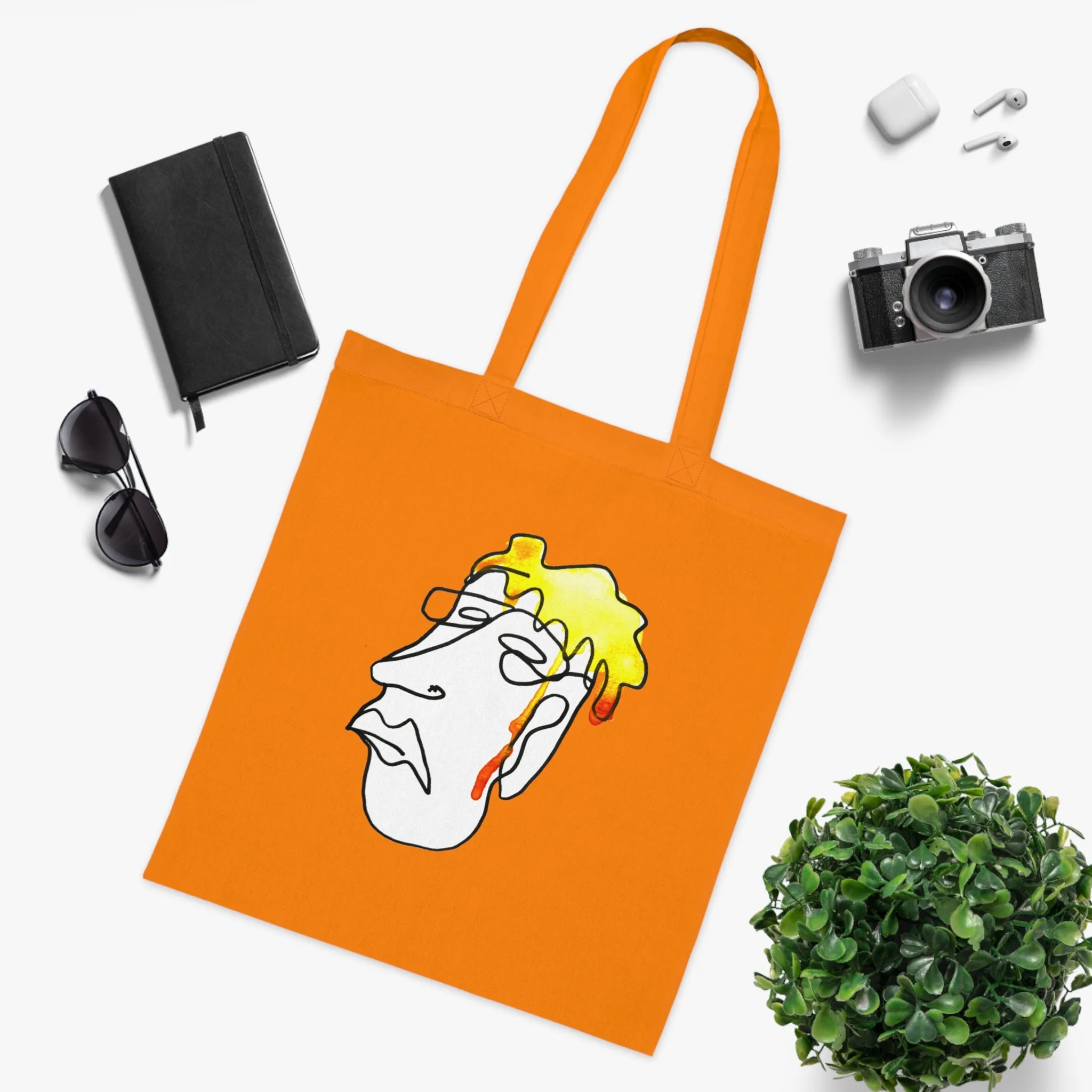 Studious - Versatile 100% Cotton Tote: Vibrant Colors, Light & Practical