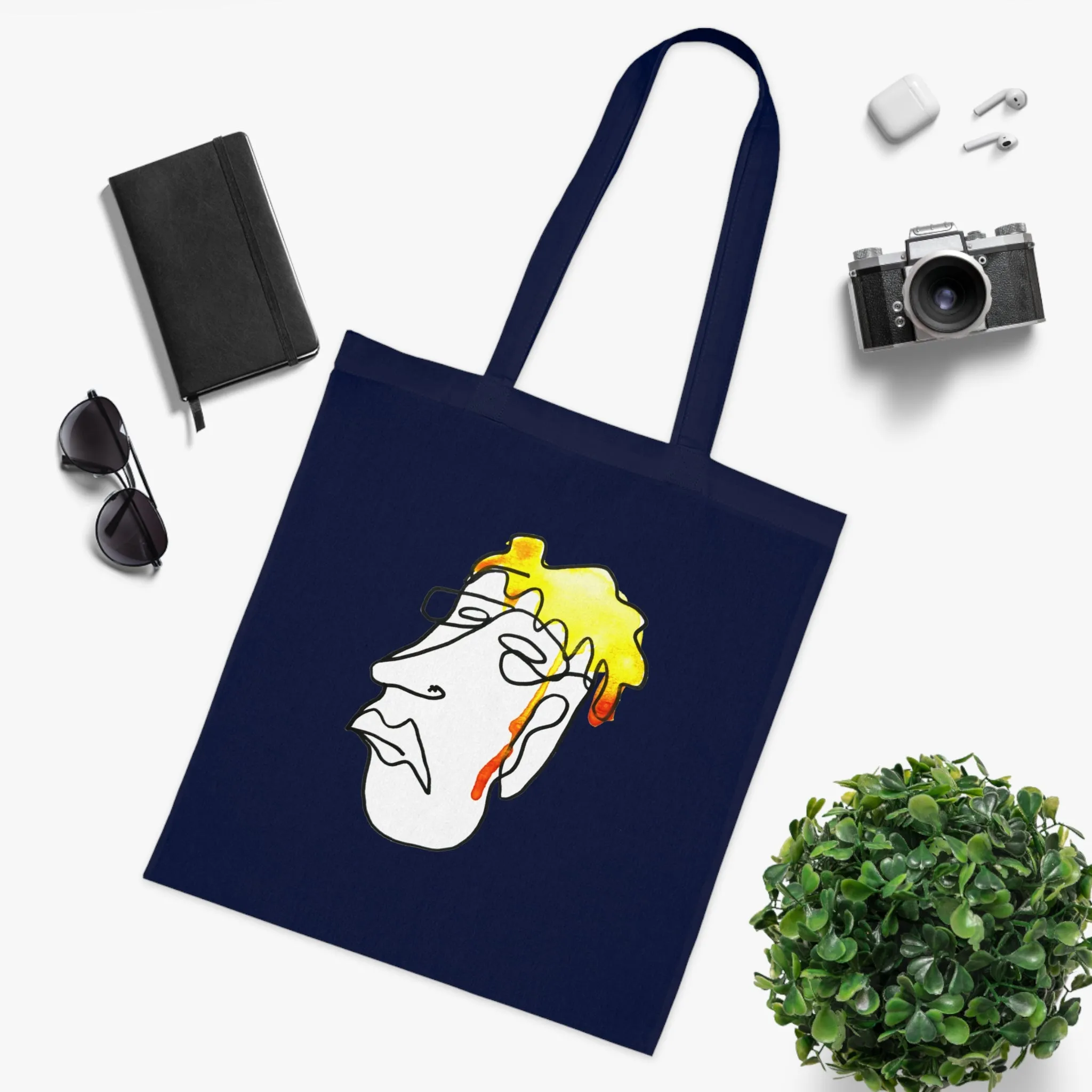 Studious - Versatile 100% Cotton Tote: Vibrant Colors, Light & Practical