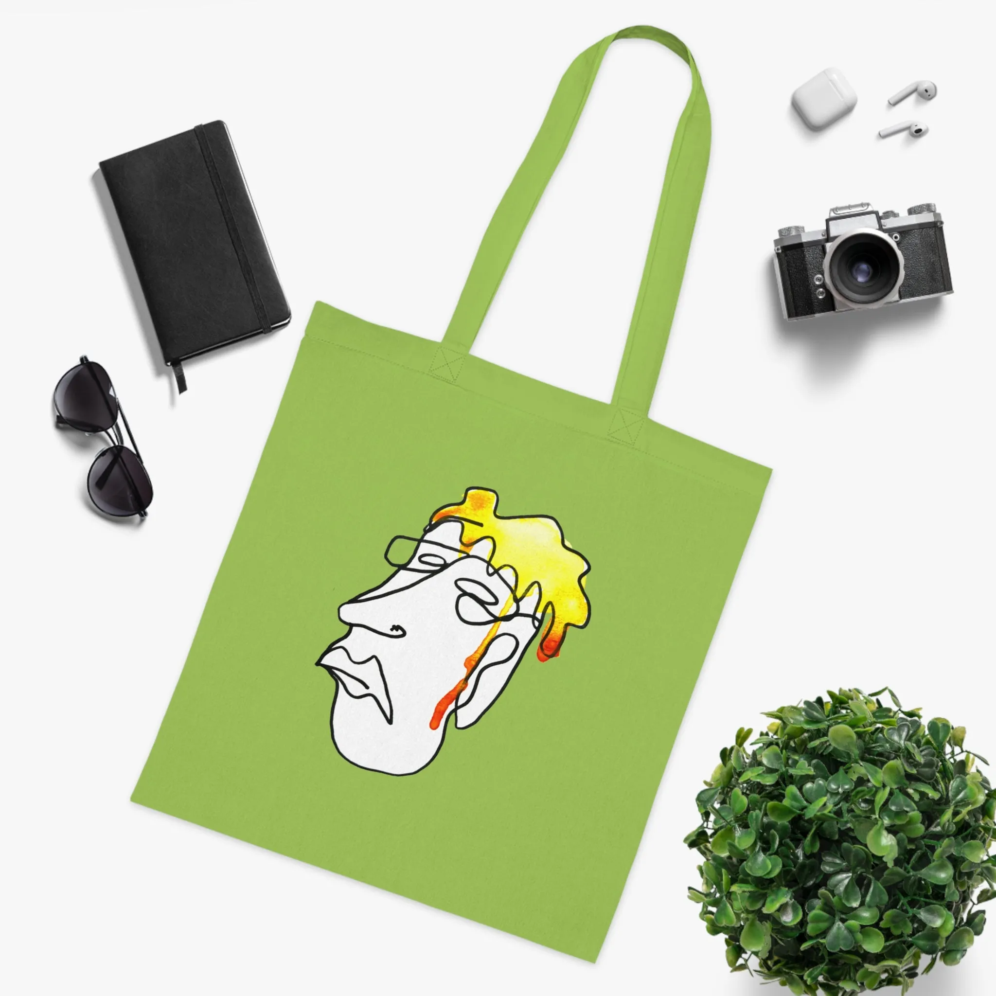 Studious - Versatile 100% Cotton Tote: Vibrant Colors, Light & Practical