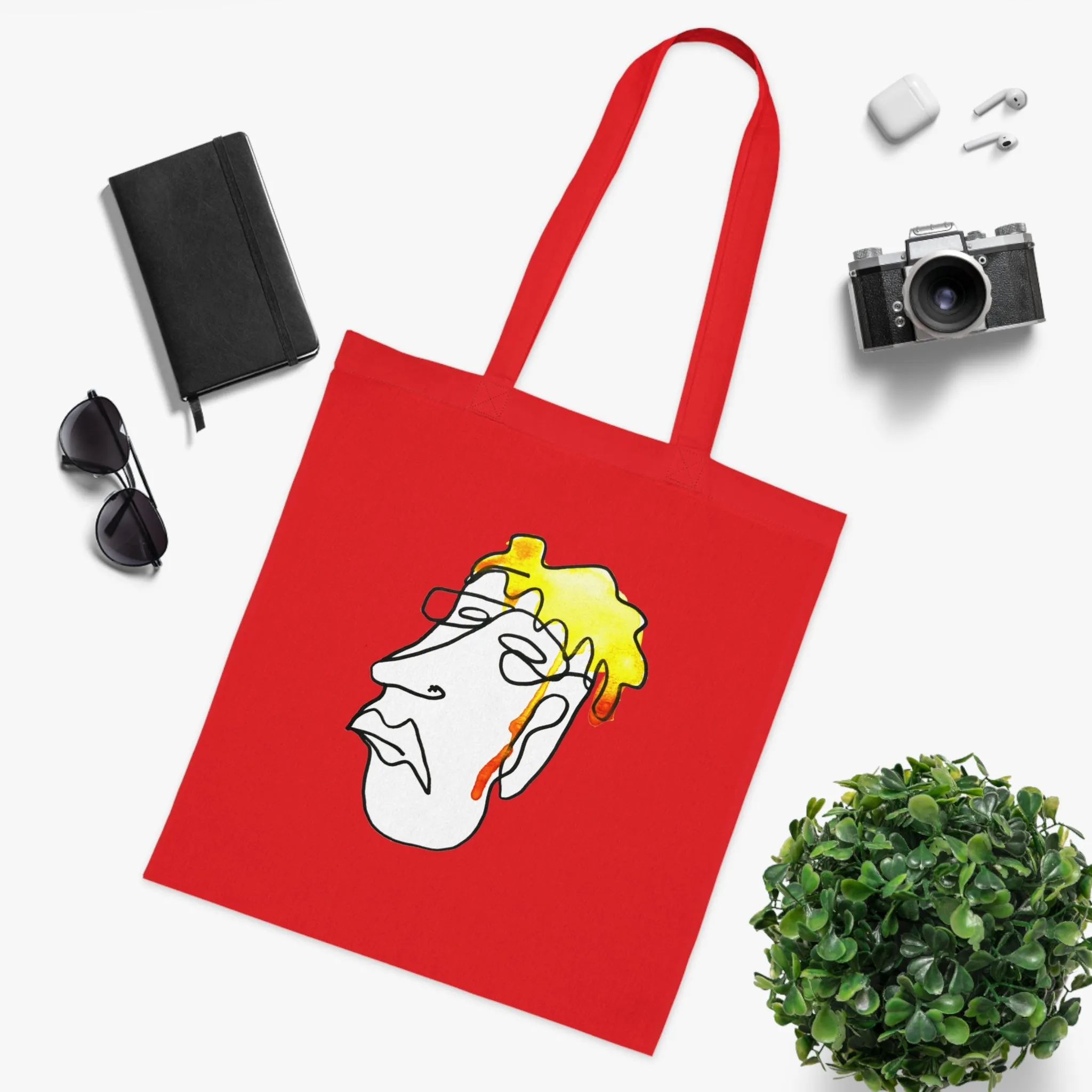 Studious - Versatile 100% Cotton Tote: Vibrant Colors, Light & Practical