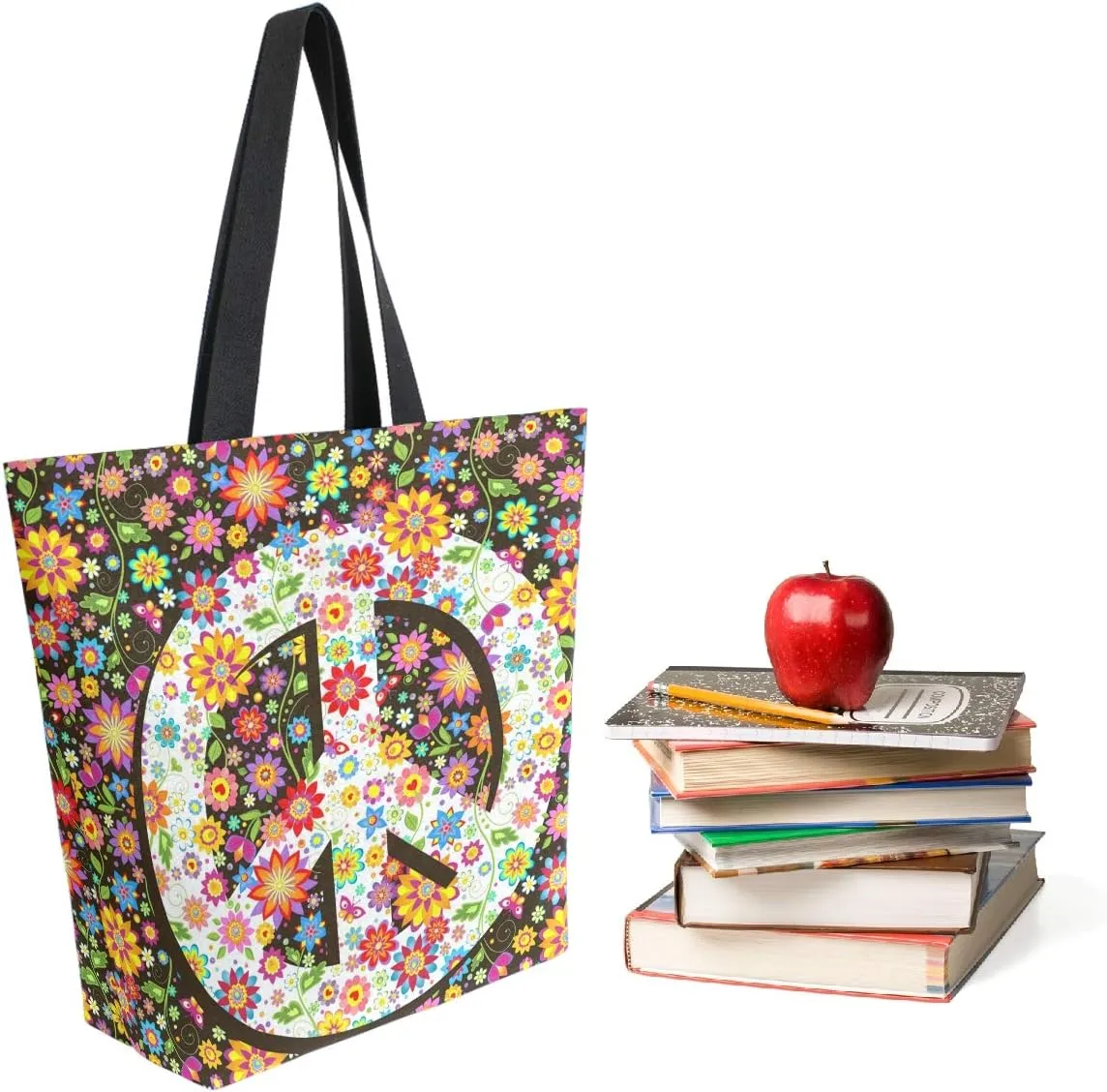 Stylish Print Extra Large Shoulder Tote Bag for Beach Travel Weekender Gym Grocery Shopping…