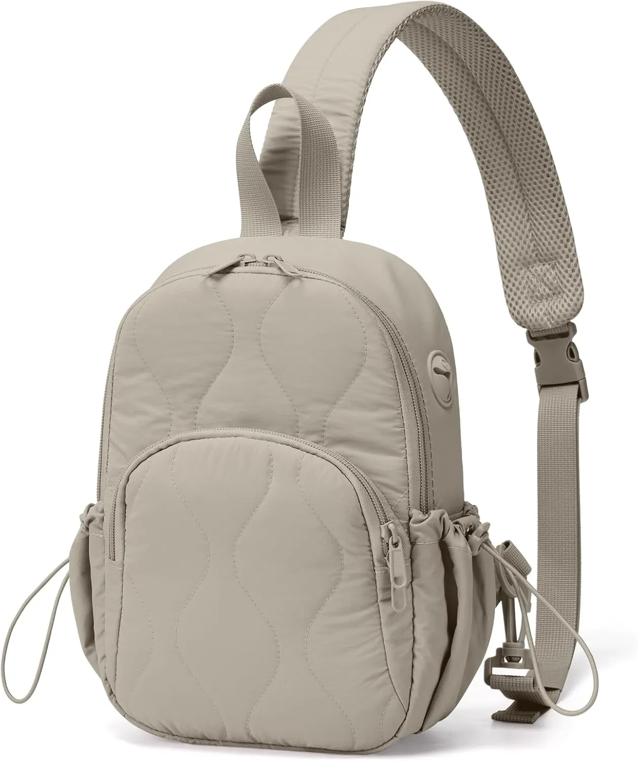 Stylish Sling Bag for Women – Versatile Crossbody Backpack with Adjustable Strap, Lightweight Shoulder Bag for Travel, Hiking & Sports(Khaki-Large)
