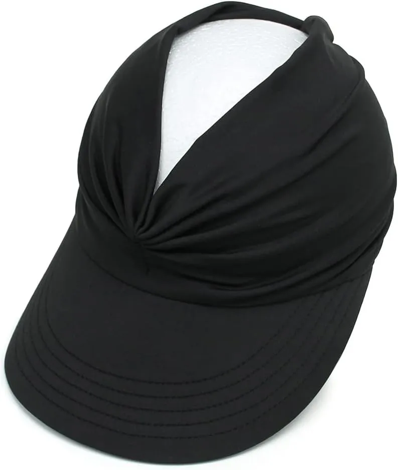 Sun Hat Women Sun Beach Visor Cap UV Protection with Wide Brim for Sports Beach Golf Hiking