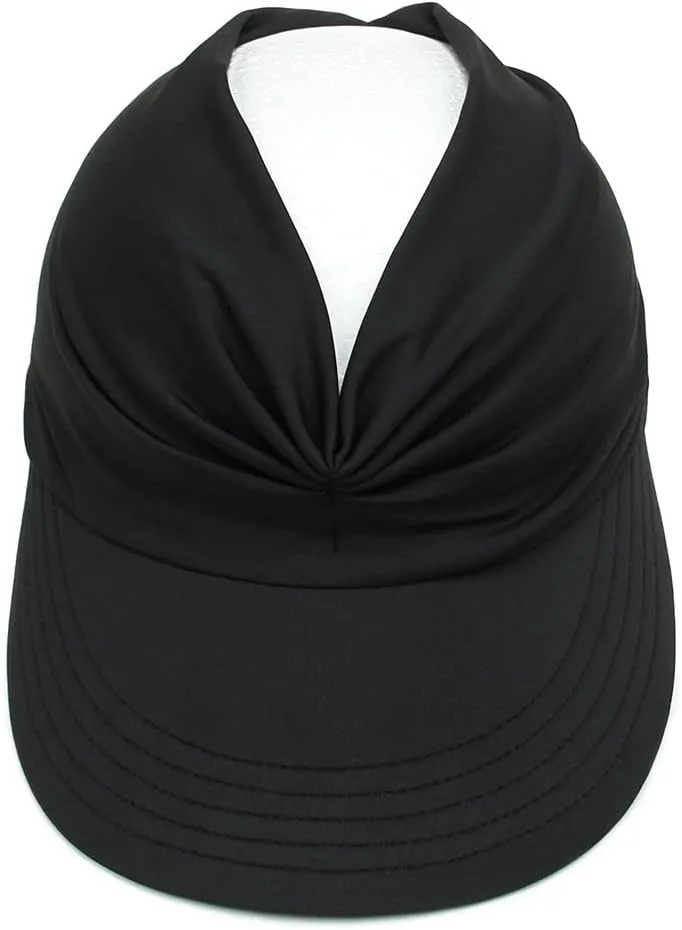 Sun Hat Women Sun Beach Visor Cap UV Protection with Wide Brim for Sports Beach Golf Hiking