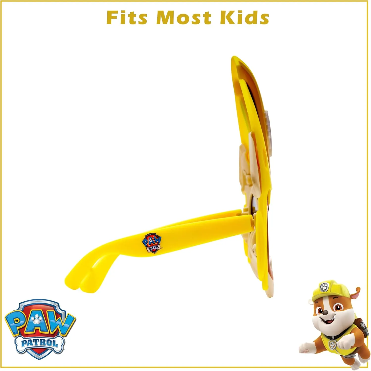 Sun-Staches Paw Patrol Child Sunglasses | Chase, Skye, Rubble, Zuma or Rocky Costume Accessory | One Size Fits Most Kids