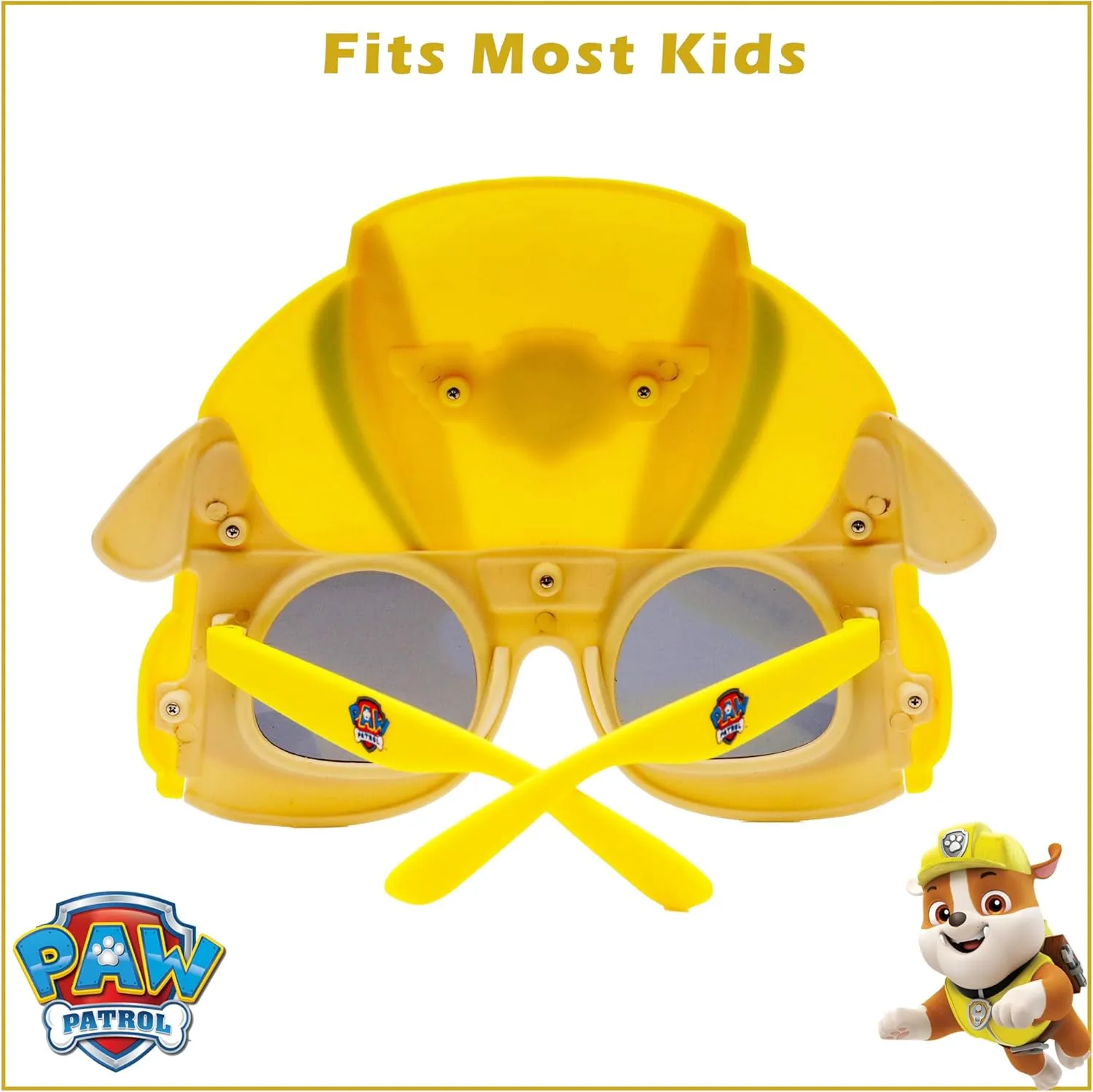 Sun-Staches Paw Patrol Child Sunglasses | Chase, Skye, Rubble, Zuma or Rocky Costume Accessory | One Size Fits Most Kids