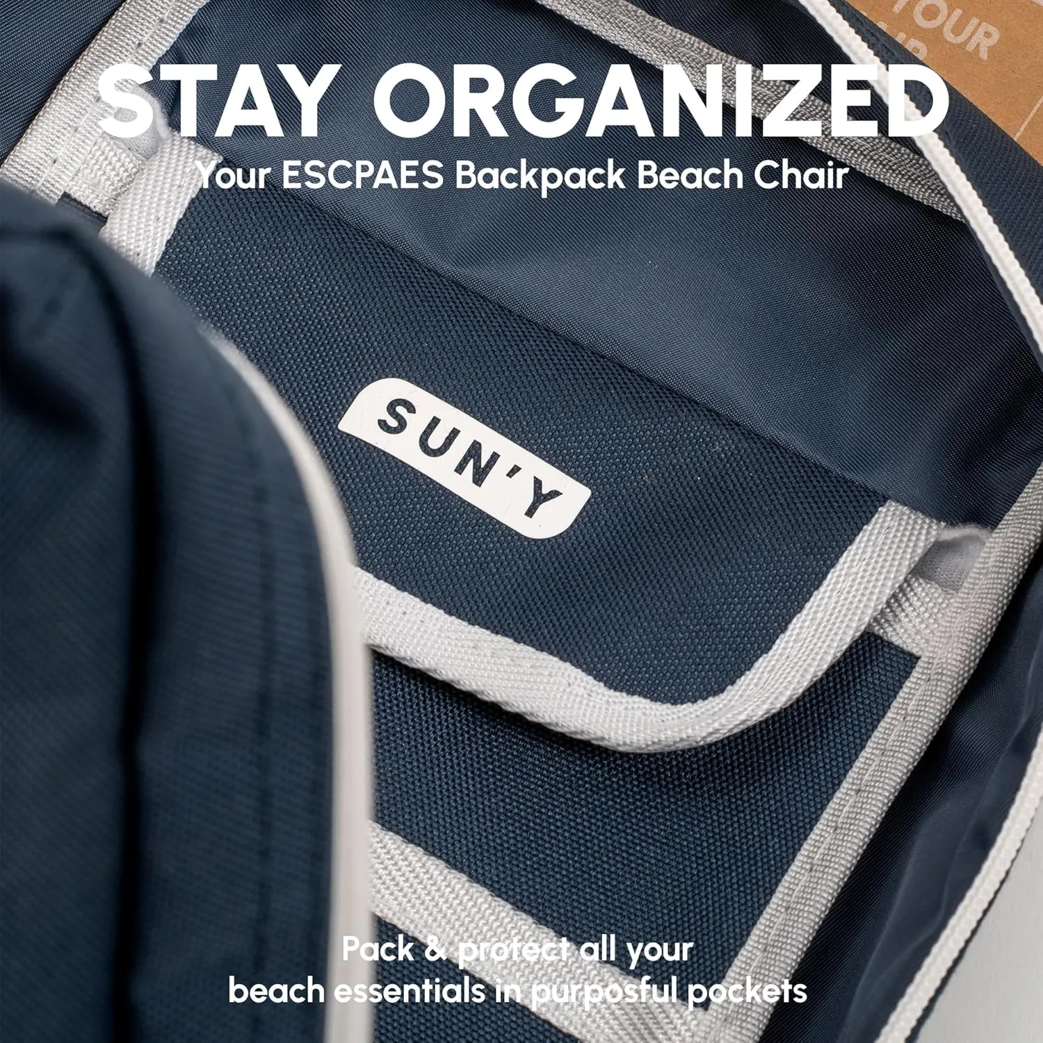 SUN'Y Escapes Backpack Beach Chair Accessories