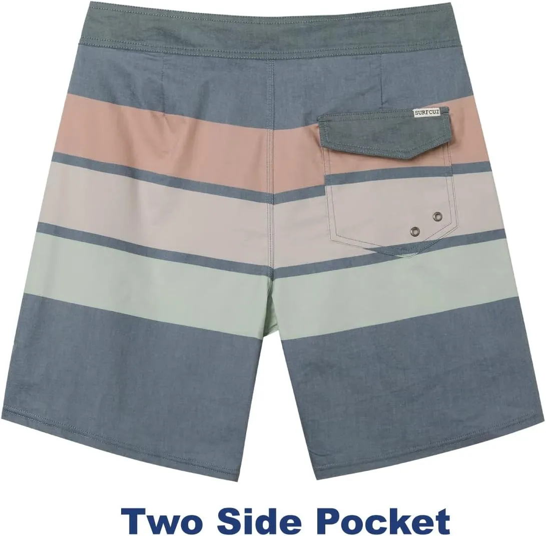 SURF CUZ Men's Vintage Cruzer Stretch Boardshort Chino Shorts