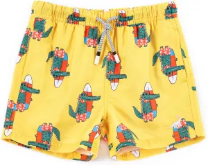 SURF CUZ Surfcuz Little Boys Swim Trunks UPF 50  Toddler Beach Shorts Swimsuit Kids Quick Dry Swimwear