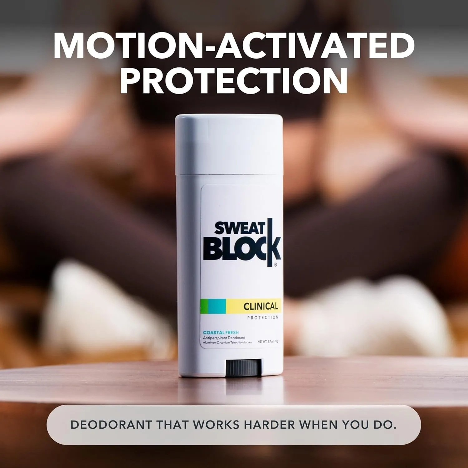 SweatBlock Clinical Strength Deodorant and Antiperspirant for Men and Women | 48 Hour Protection Against Odor and Excessive Sweat | Ideal for Active Lifestyles and Daily Use | Coastal Fresh Scent 2Pk