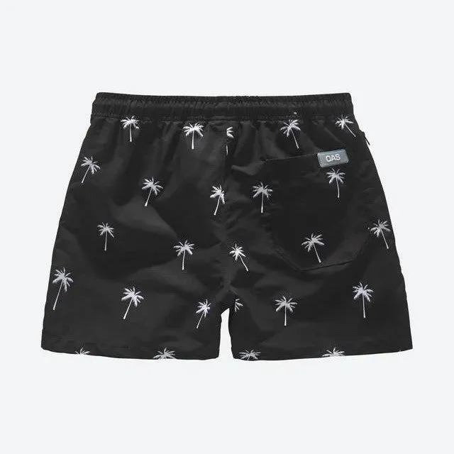 Swim Short (Black Palm)