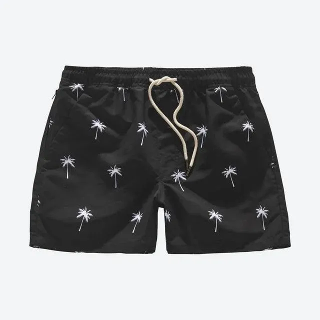 Swim Short (Black Palm)