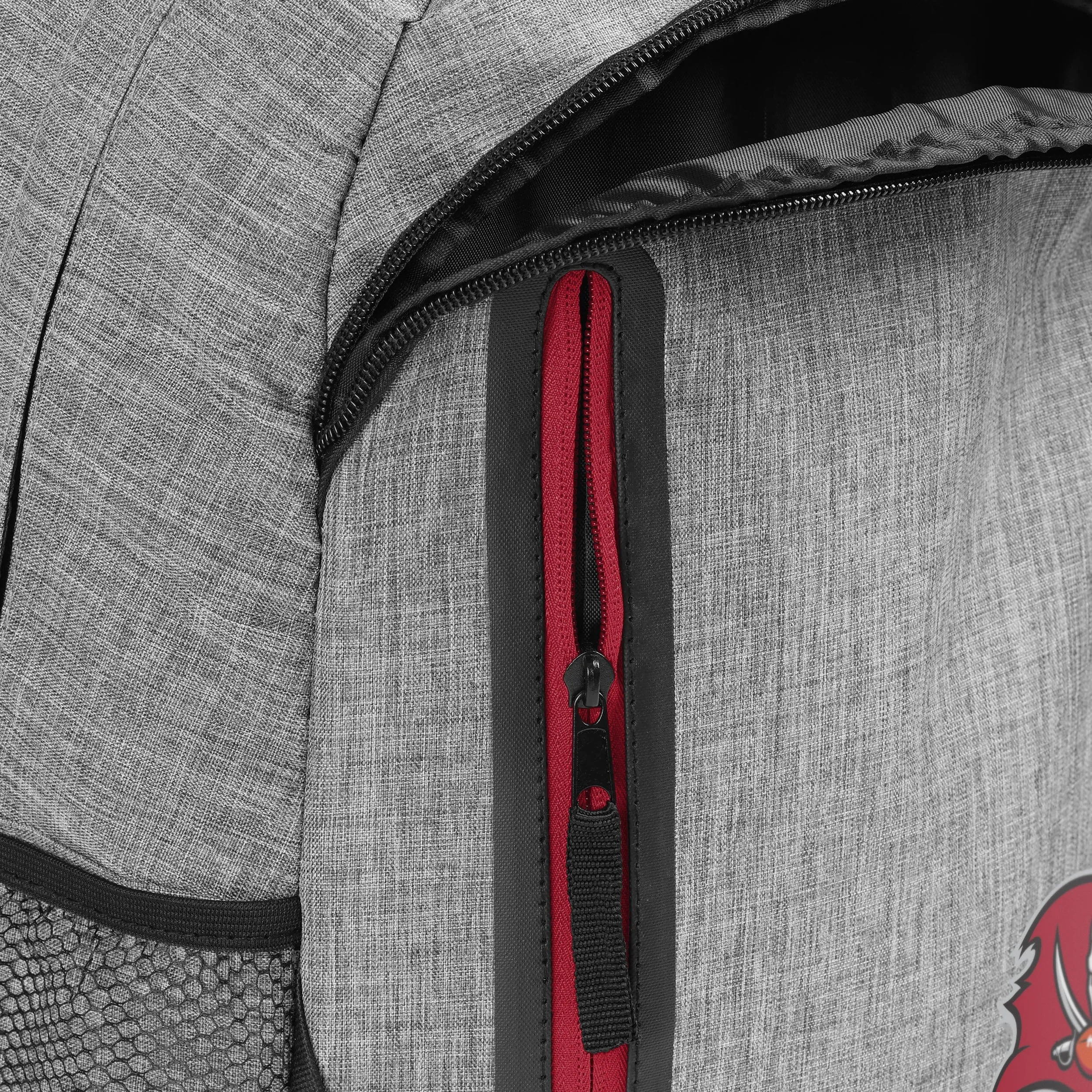 Tampa Bay Buccaneers Heather Grey Bold Color Backpack