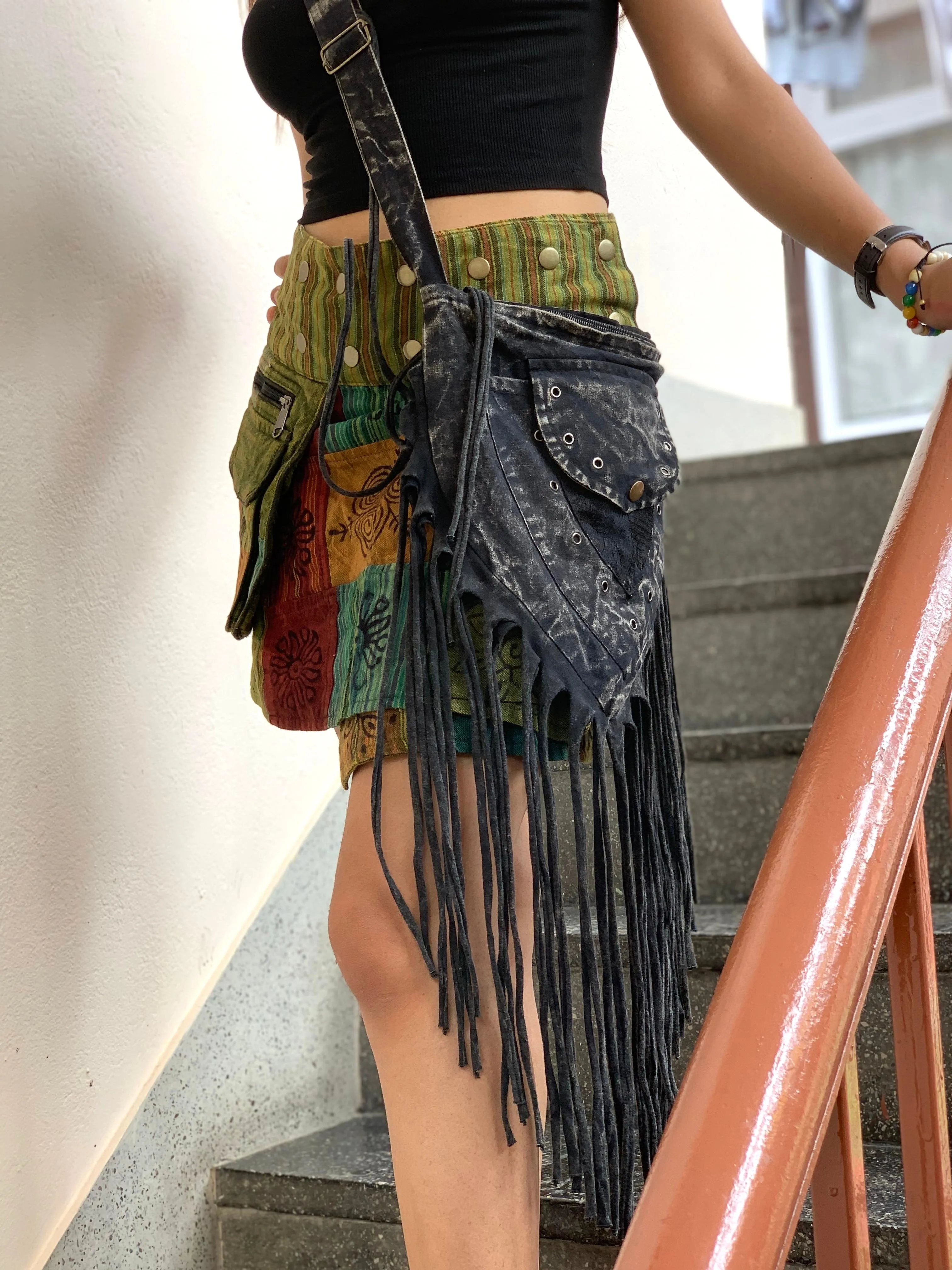 Tara Triangle Tassel Bag