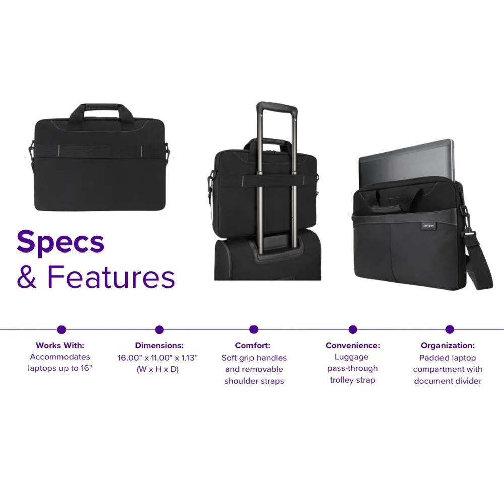 Targus 15.6" Business Casual Slipcase in Black - TSS898