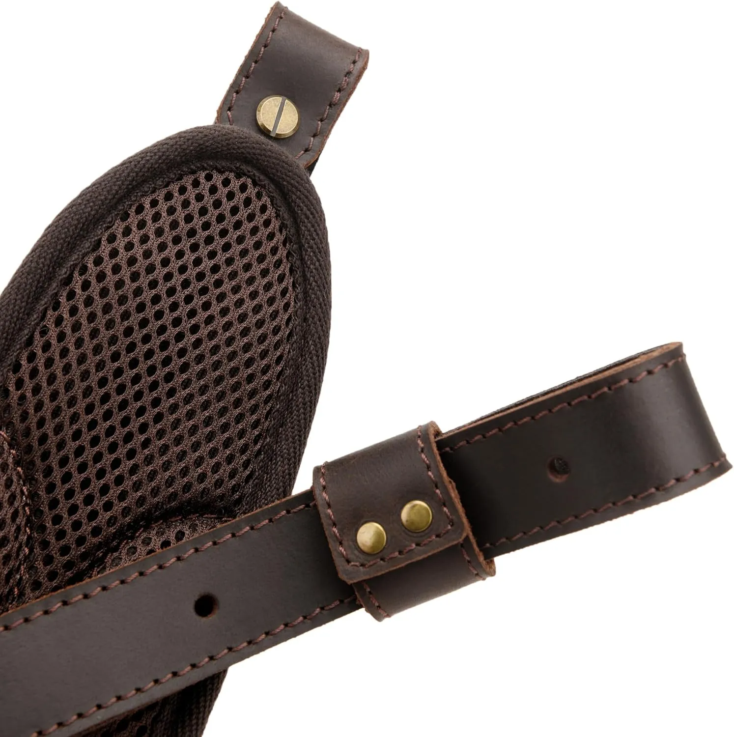 Tas Trost Leather Adjustable Cartridge Holder Sling, Hand Stitched Rifle Shoulder Sling for .30-30 .45-70 .22LR 12GA