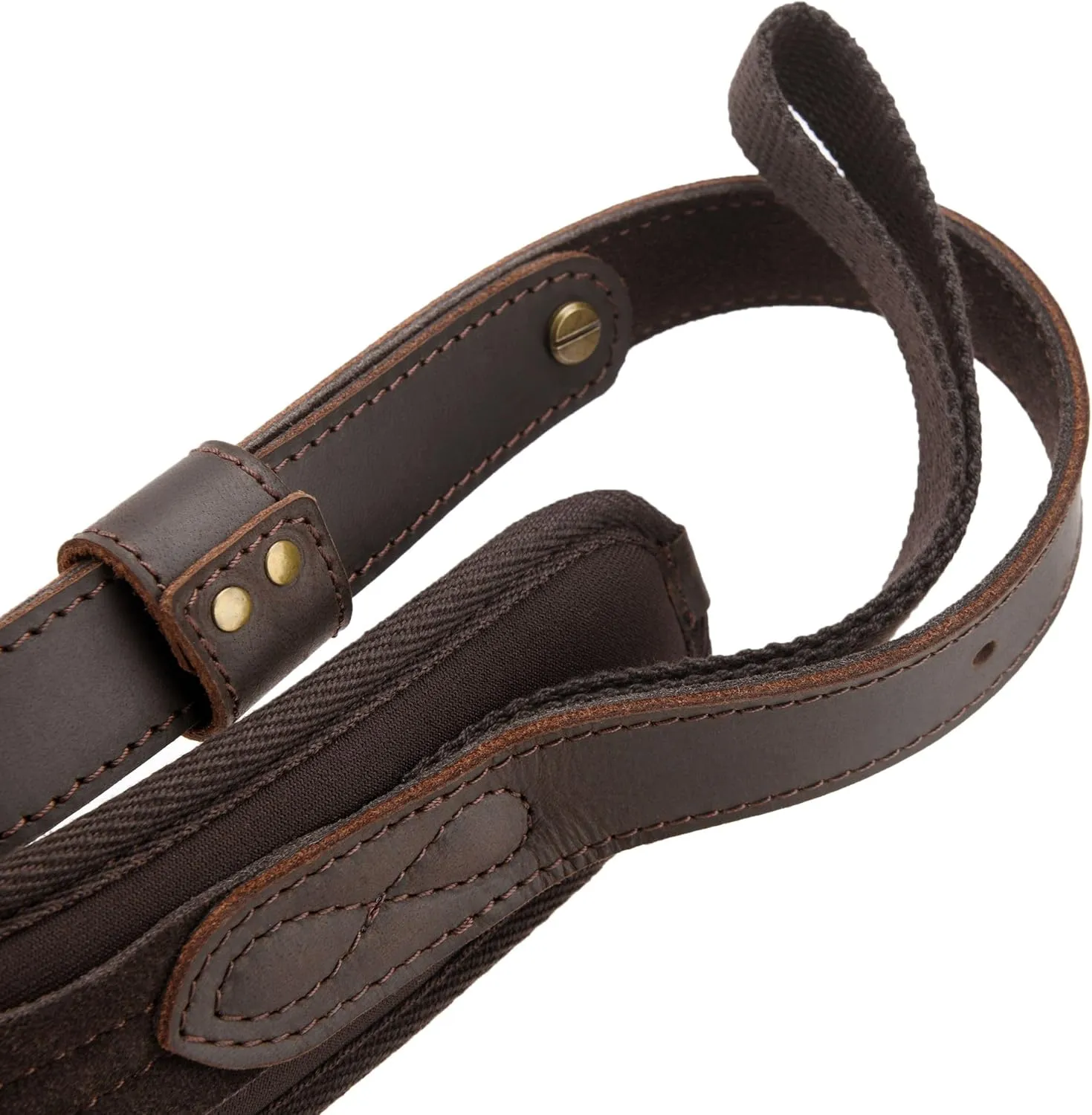 Tas Trost Leather Adjustable Cartridge Holder Sling, Hand Stitched Rifle Shoulder Sling for .30-30 .45-70 .22LR 12GA