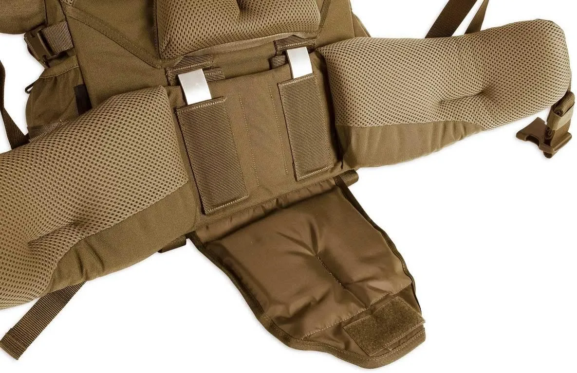 Tasmanian Tiger Raid Tactical Backpack MKIII - 52-Liter V2 Plus Carrying System with MOLLE System and Detachable Hip Strap, Coyote - 52 Liter