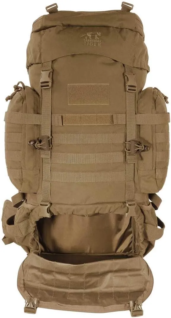 Tasmanian Tiger Raid Tactical Backpack MKIII - 52-Liter V2 Plus Carrying System with MOLLE System and Detachable Hip Strap, Coyote - 52 Liter
