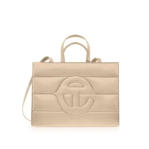 TELFAR Medium Puff Shopper - Cream