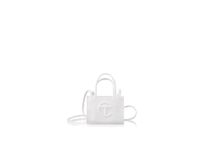 Telfar Small Shopping Bag - White