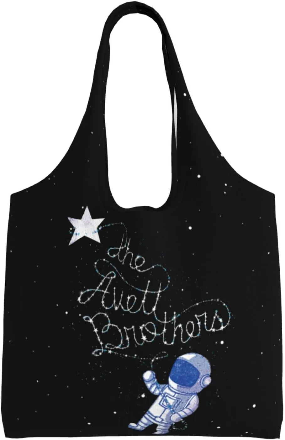 The Avett Musics Brothers Shoulder Canvas Tote for Women Weekender Handbag Reusable Grocery Shopping Bag