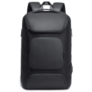 THE CLOWNFISH Water Resistant Unisex 28 Litres laptop backpack with USB foldable customized school backpack(Black)