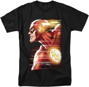 The Flash Speed Head Unisex Adult T-Shirt for Men and Women, Black, Small
