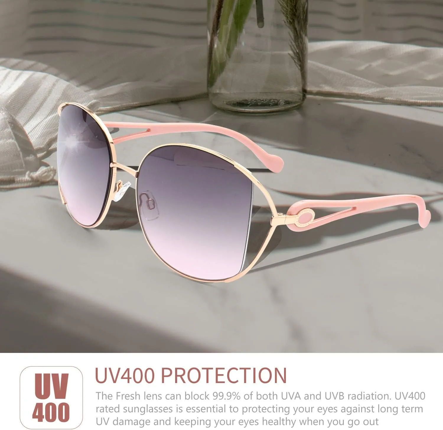 The Fresh Classic Crystal Elegant Women Beauty Design Sunglasses Gift Box