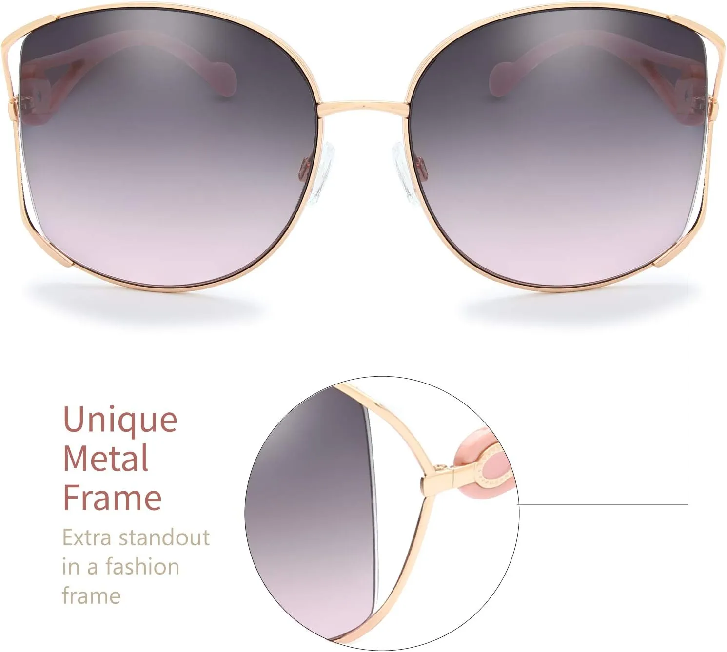 The Fresh Classic Crystal Elegant Women Beauty Design Sunglasses Gift Box
