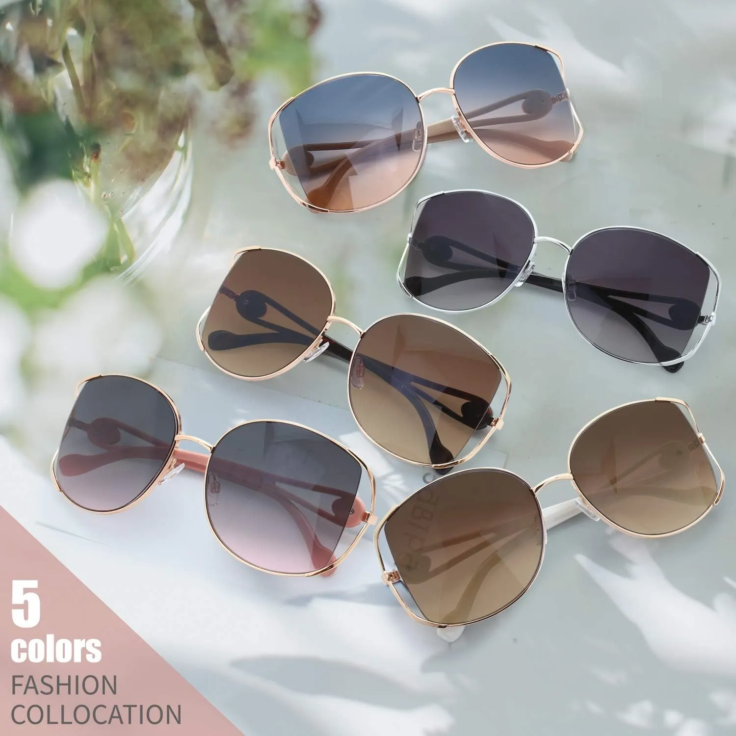 The Fresh Classic Crystal Elegant Women Beauty Design Sunglasses Gift Box