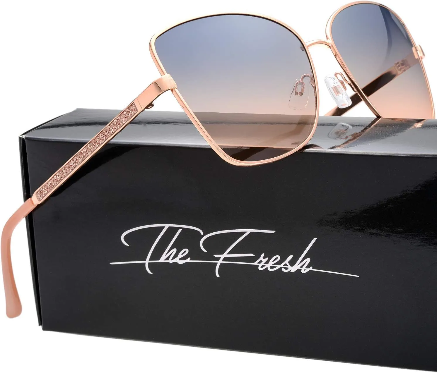 The Fresh Classic Crystal Elegant Women Beauty Design Sunglasses Gift Box