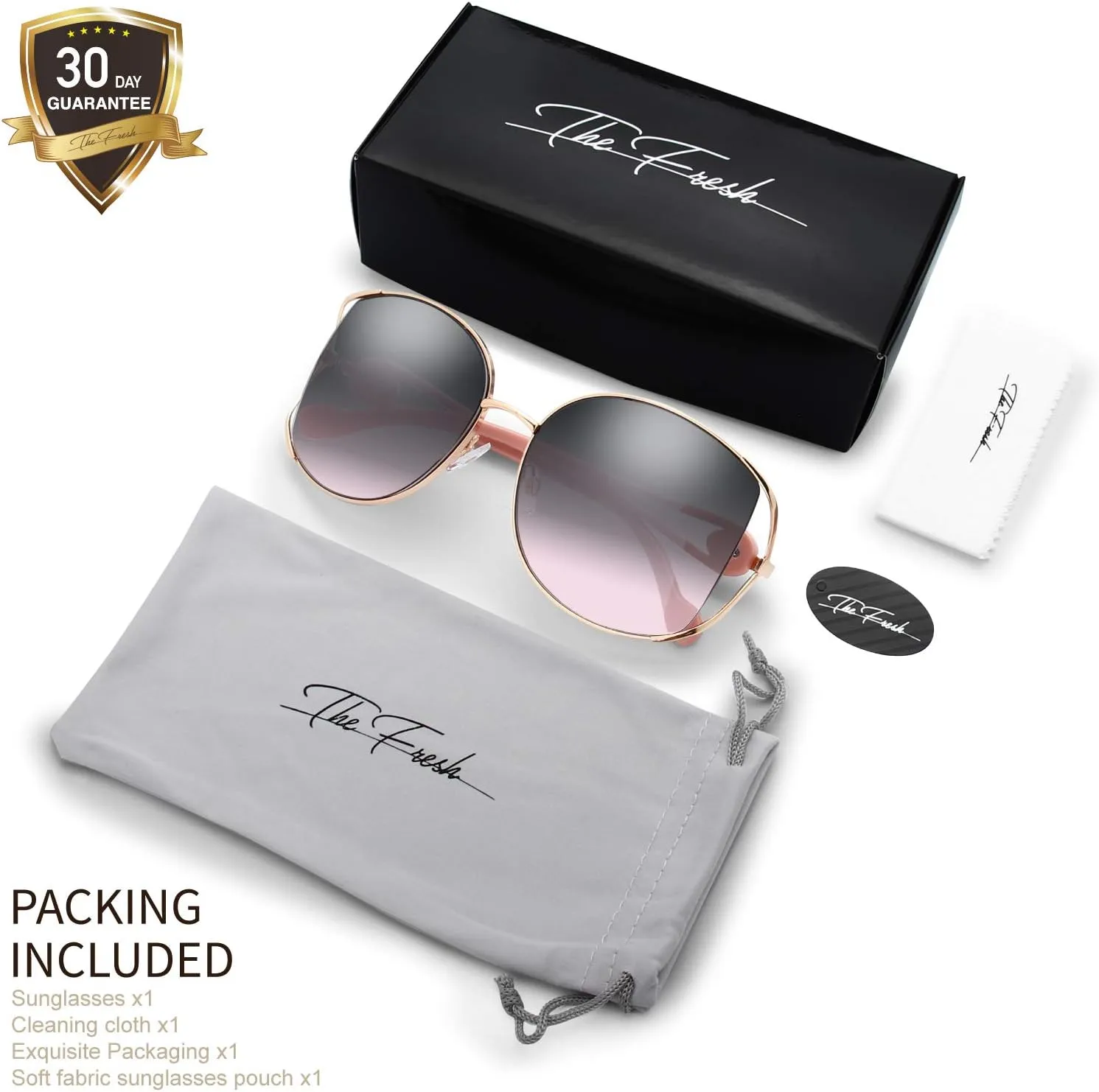 The Fresh Classic Crystal Elegant Women Beauty Design Sunglasses Gift Box