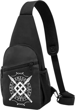 The Spear Norse Pagan Symbol Adjustable Fanny Pack Waist Bag For Travel Sports