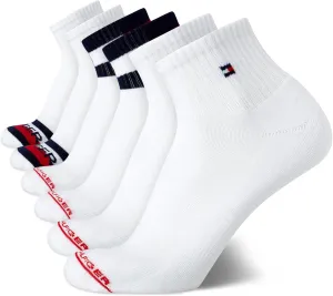 Tommy Hilfiger Men's Athletic Socks - Performance Cushion Quarter Cut Ankle Socks (6 Pack)