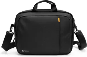 tomtoc Multi-functional Laptop Briefcase Business Shoulder Bag Fits 16-inch MacBook Pro M4/M3/M2/M1, 15-inch MacBook Air, 15-inch Surface Laptop/Book, Water-repellent Protective Messenger Computer Bag
