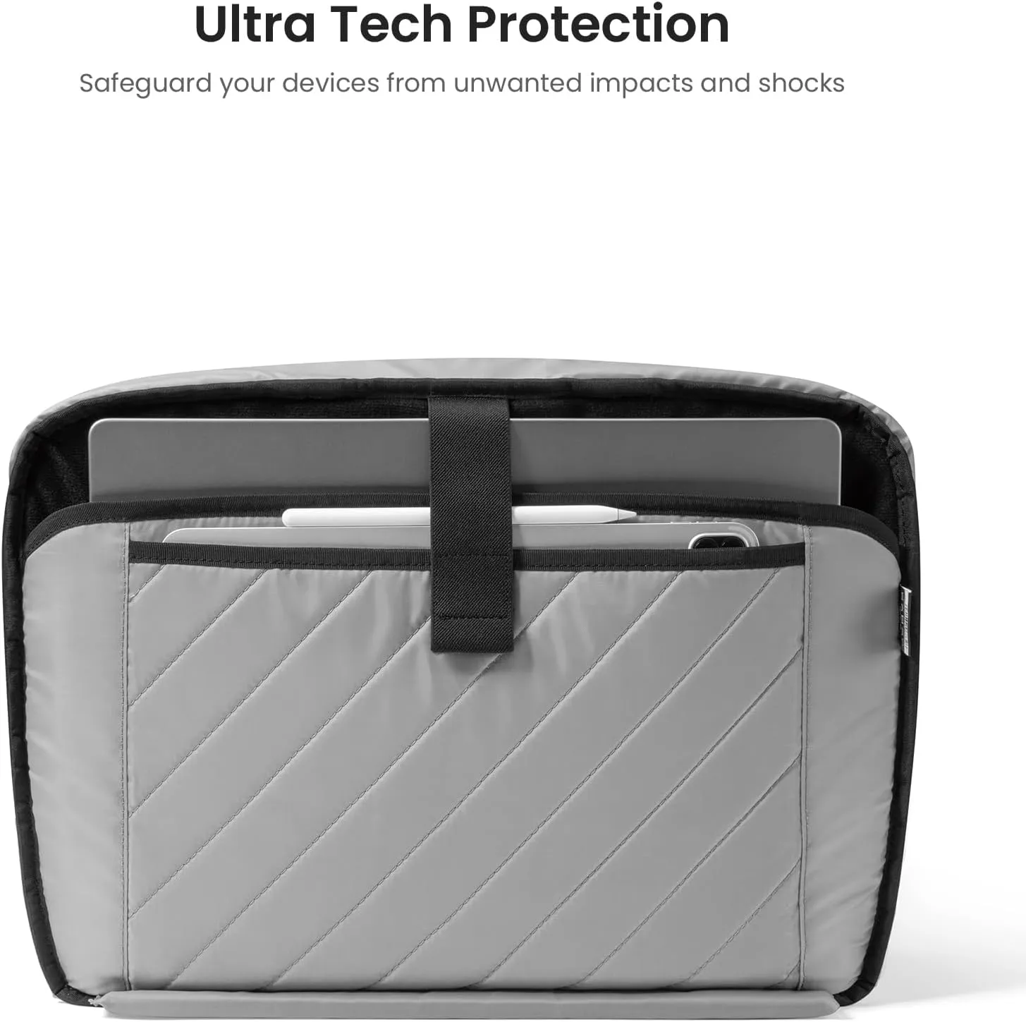 tomtoc Multi-functional Laptop Briefcase Business Shoulder Bag Fits 16-inch MacBook Pro M4/M3/M2/M1, 15-inch MacBook Air, 15-inch Surface Laptop/Book, Water-repellent Protective Messenger Computer Bag