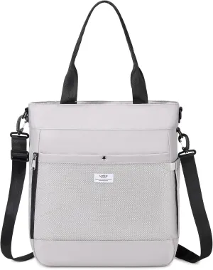 Tote Bag with Multi Pockets, Crossbody Handbag with Removable Strap for Men & Women for Work Gym Beach Travel Shopping