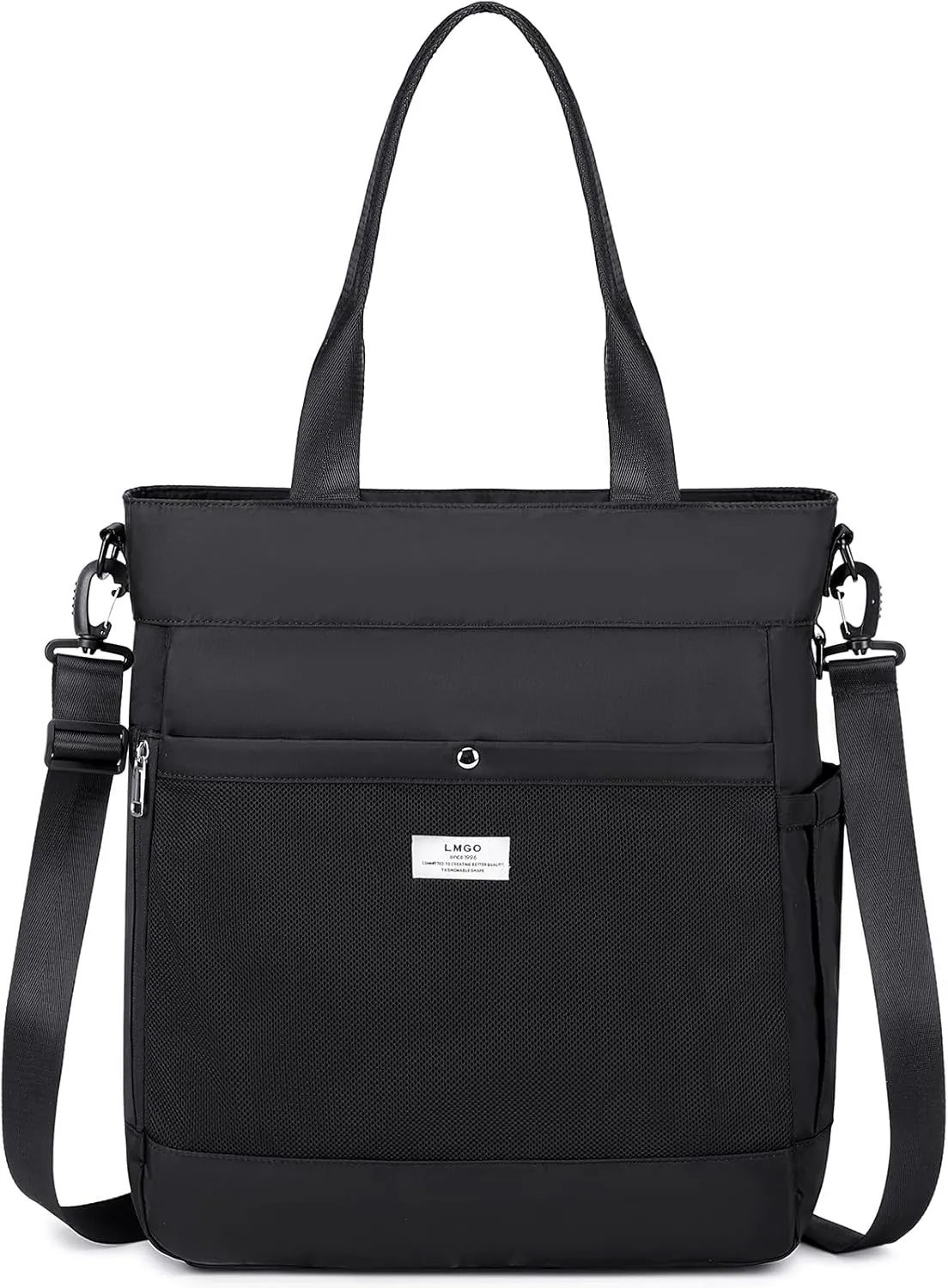 Tote Bag with Multi Pockets, Crossbody Handbag with Removable Strap for Men & Women for Work Gym Beach Travel Shopping
