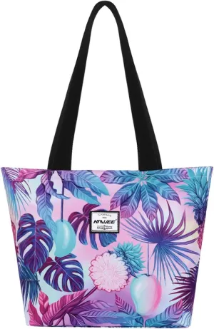 Tote Bag with Zipper for Women Inside Mesh Pocket Heavy Duty Casual Anti-water Cloth Travel Shoulder Handbag