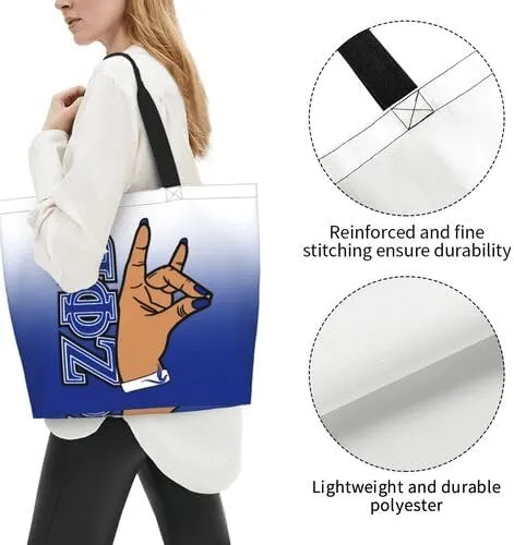 Tote Bag - Women's Large Casual Shoulder Handbag - Reusable Shopping Grocery Bag