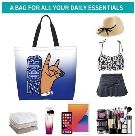 Tote Bag - Women's Large Casual Shoulder Handbag - Reusable Shopping Grocery Bag