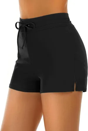 Tournesol Women's Swim Shorts High Waisted Bathing Suit Bottoms Swimsuit Tankini Boy Shorts with Liner